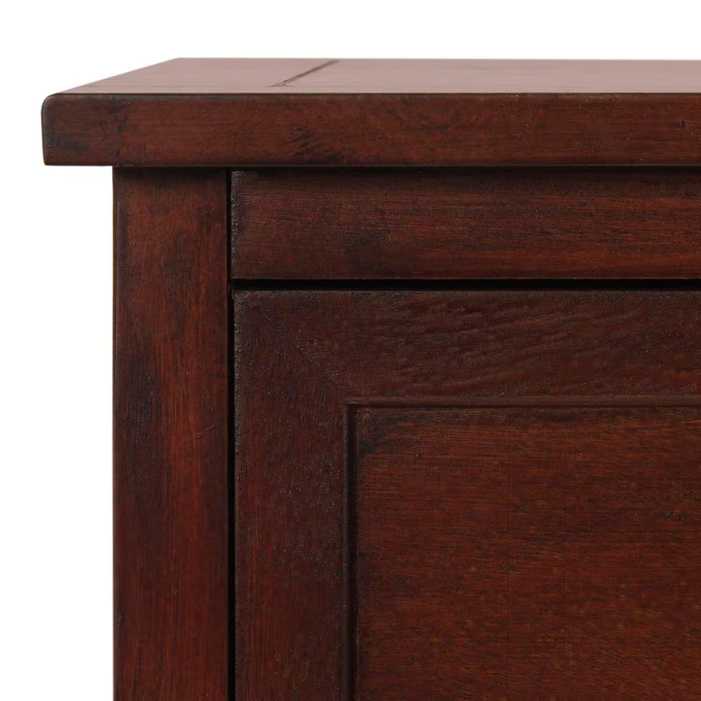 Herman 6-Drawer Red Nightstand Chest