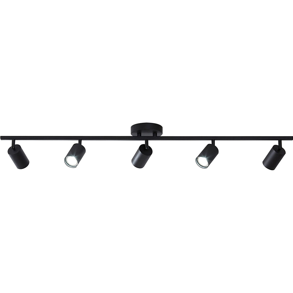 KCO Lighting 5 Light LED Track Lighting Adjustable 5 Way Ceiling Mount Spotli...