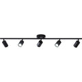 KCO Lighting 5 Light LED Track Lighting Adjustable 5 Way Ceiling Mount Spotli...