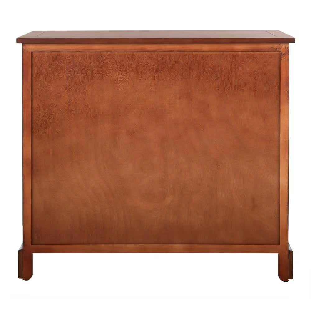 Herman 6-Drawer Red Nightstand Chest