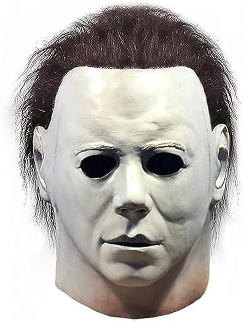 Halloween Michael Myers Mask 2024 Halloween Horror Cosplay Costume Scar Mask