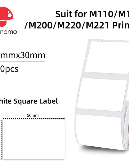 Load image into Gallery viewer, Phomemo M110 Portable Label Printer Mini Thermal Self-Adhesive Sticker Printer Mobile Pocket Tag Price UV Label Sticker Printer
