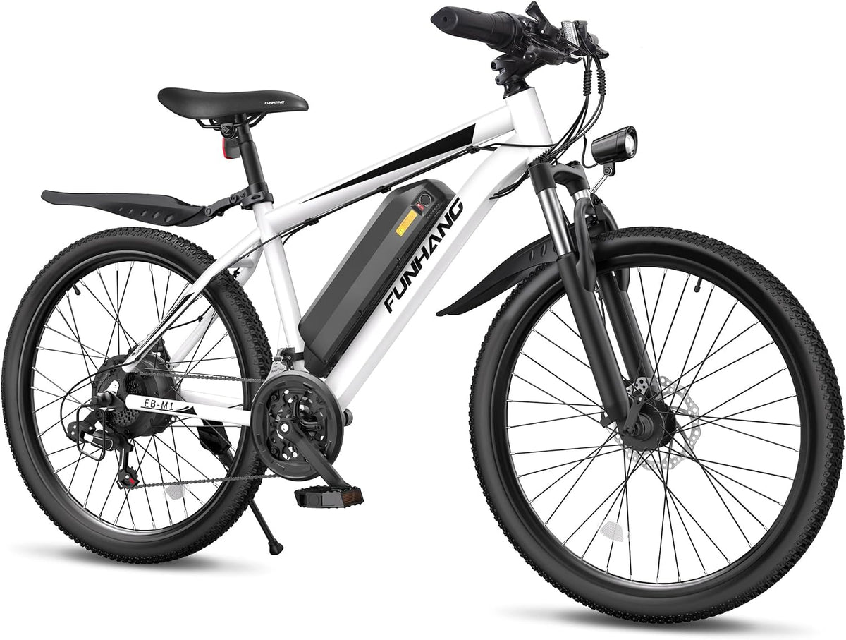 Electric Bike for Adults, 1000W Peak Ebike, 50Miles Electric Mountain Bike, 26" Adult Electric Bicycle with 48V Removable Battery, Fenders,7 Speed, Front Suspension, UL 2849 Certified