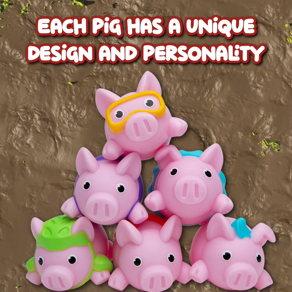 Pigs on Trampolines, Family Board Game, 2 to 3 Players, Children Ages 6+