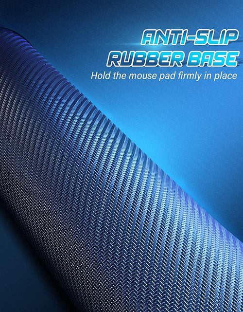 Load image into Gallery viewer, Mouse Pad,  Computer Mouse Pad with Stitched Edges, Washable Mouse Mat with Superior Micro-Weave Cloth, Gaming Mouse Pad for Office &amp; Home, Non-Slip Rubber Base, Black
