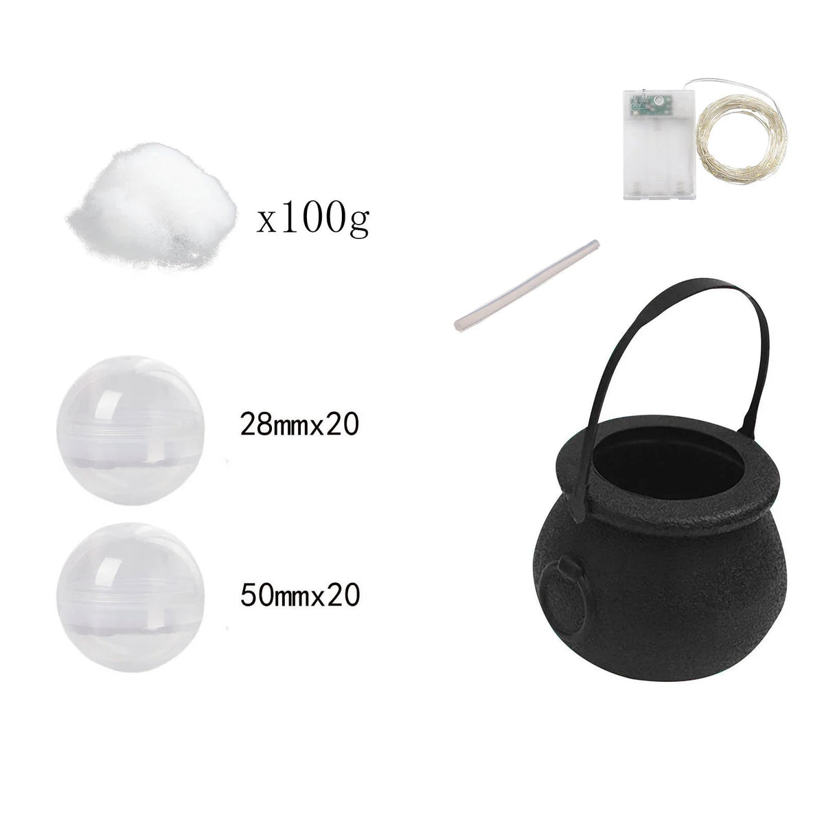 Muecwrye Halloween Decorations Outdoor, Halloween Clearance! Halloween Witches Cauldron on Tripod with Lights, DIY Bubbling Cauldron Set Decor for Home Porch Outside, Halloween Party Supplies