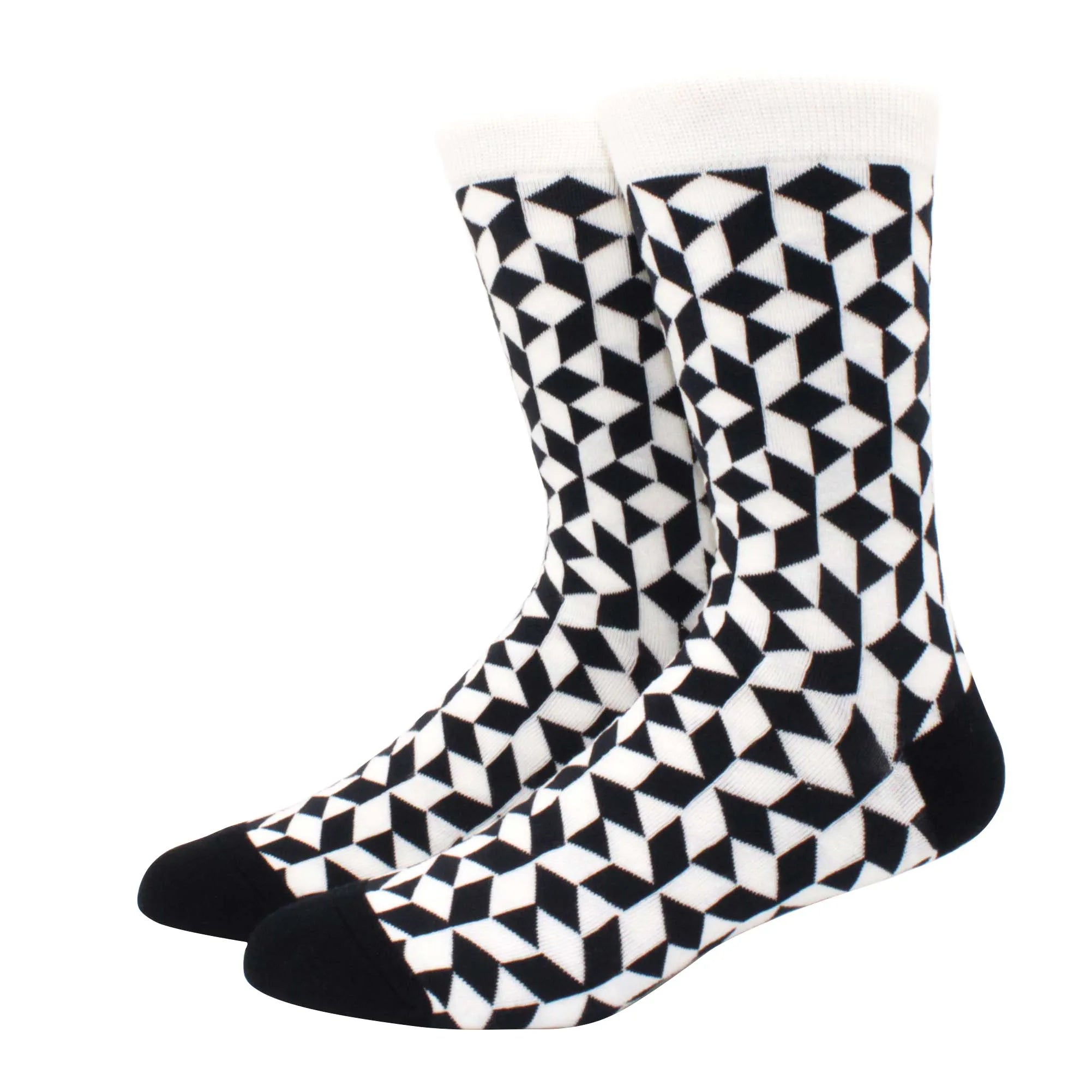 Men'S Fashion Pattern Dress Funky Fun Colorful Socks Luxury Crazy Novelty Dress Socks Cotton Happy Funny Animal Socks