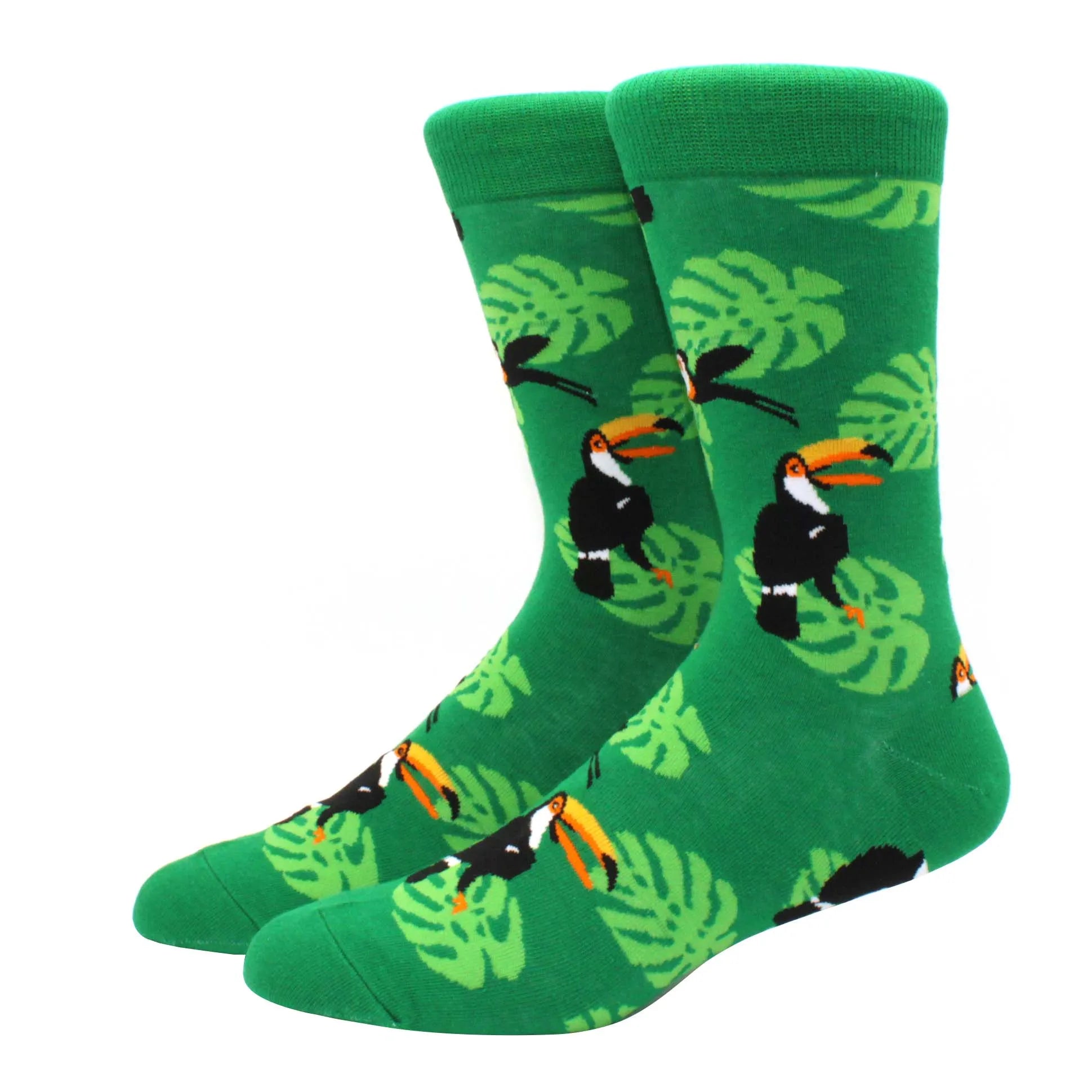 Men'S Fashion Pattern Dress Funky Fun Colorful Socks Luxury Crazy Novelty Dress Socks Cotton Happy Funny Animal Socks