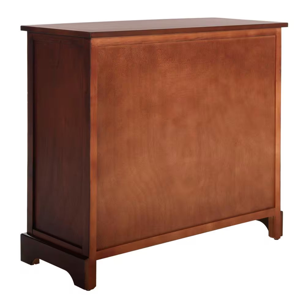 Herman 6-Drawer Red Nightstand Chest