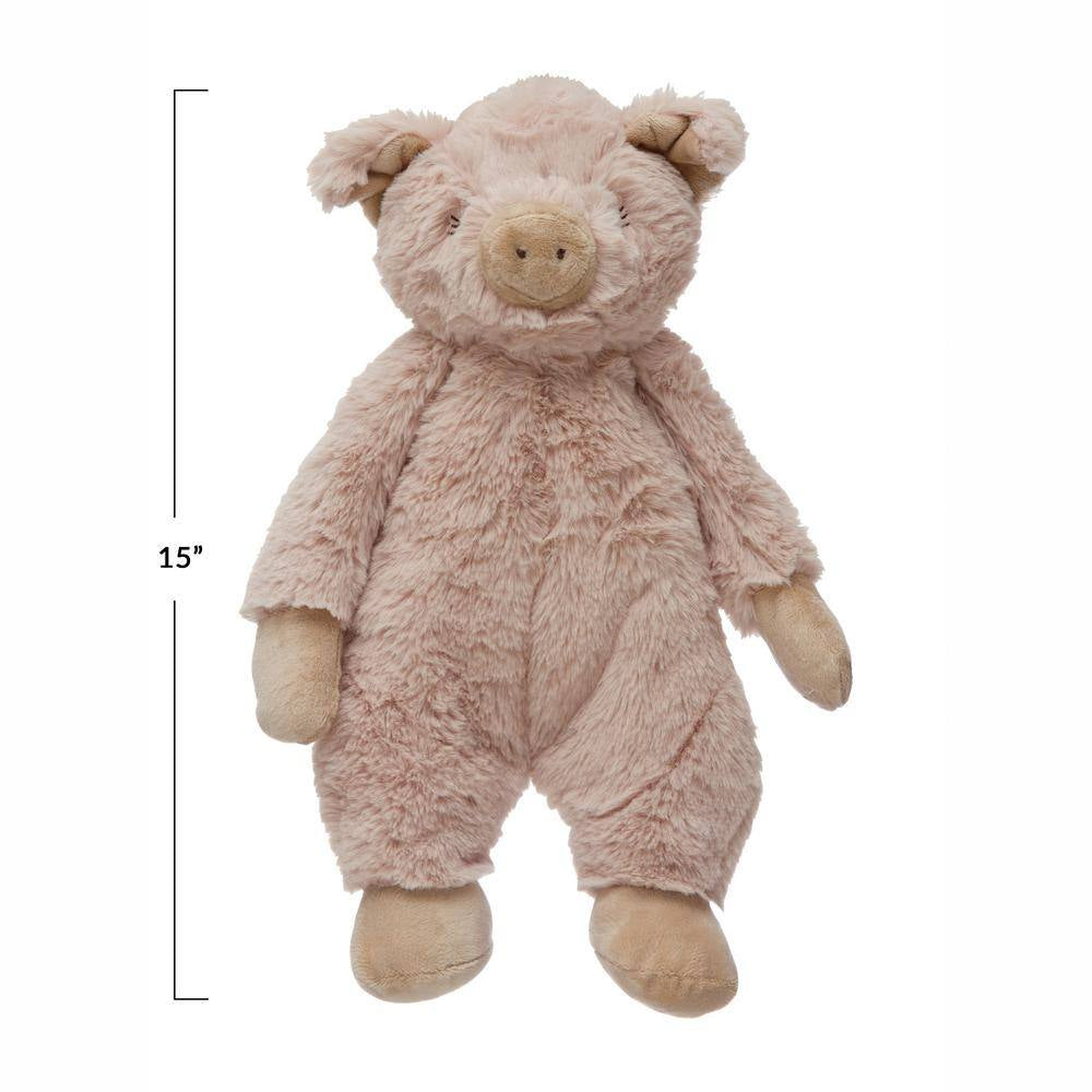 Pink Plush Pig