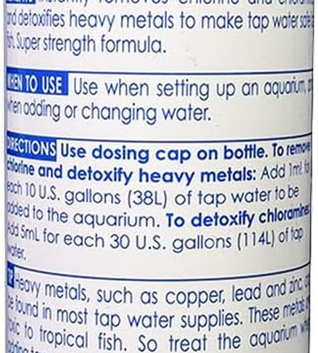 TAP WATER CONDITIONER Aquarium Water Conditioner 16-Ounce Bottle