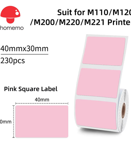 Phomemo M110 Portable Label Printer Mini Thermal Self-Adhesive Sticker Printer Mobile Pocket Tag Price UV Label Sticker Printer