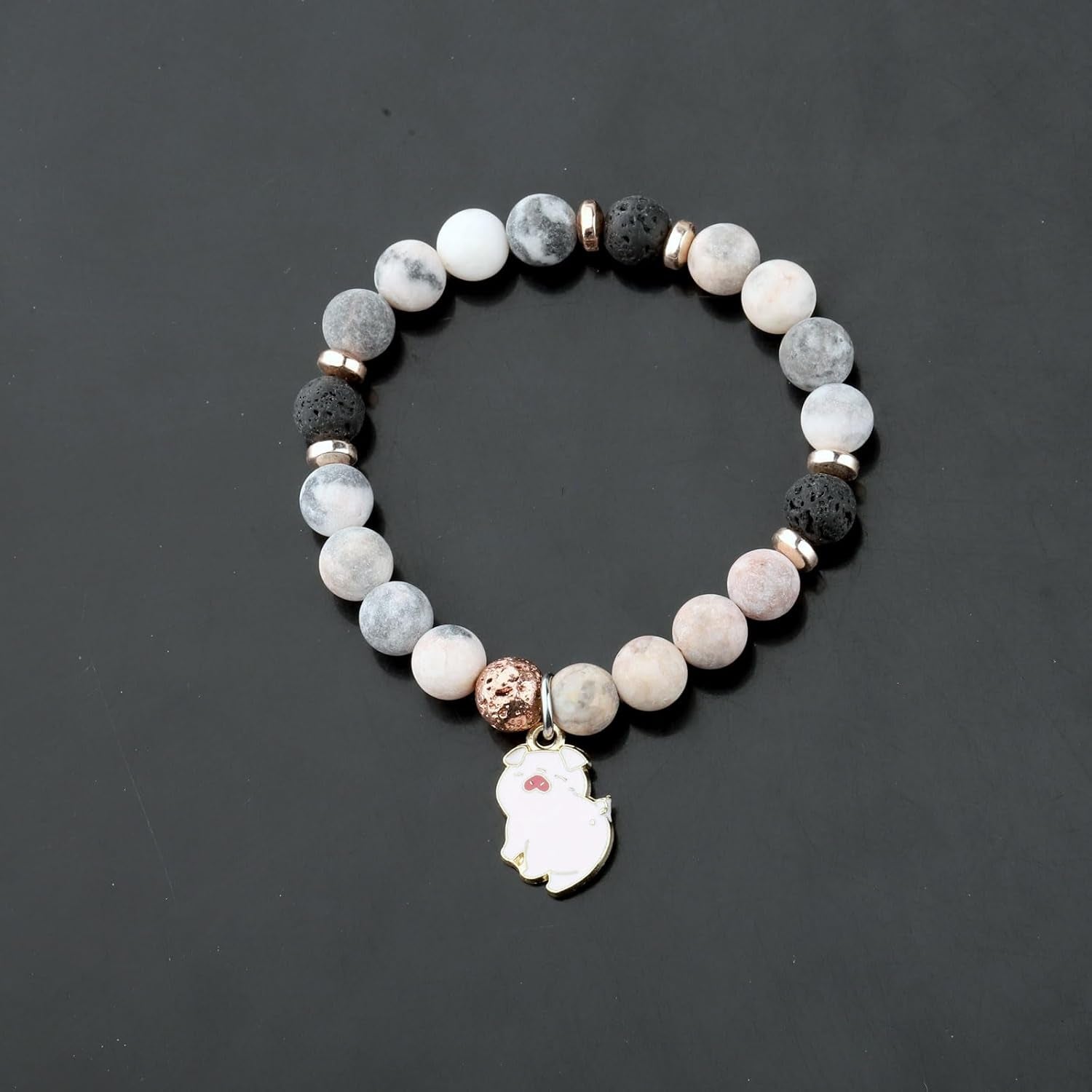 Pig Jewelry Pink Pig Charm Bracelet Pig Gift Pig Lover Gift Pig Mom Gift