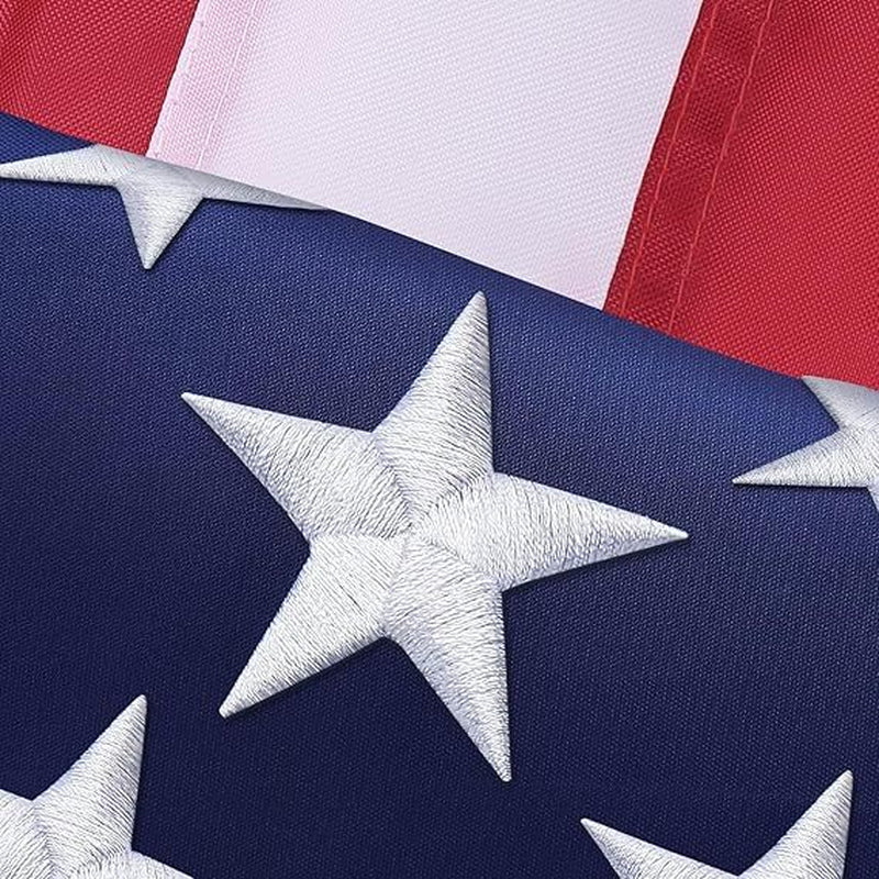 American Flag 5X8 FT Heavy Duty - 100% Made in USA - USA Flag 5X8 Outdoor, US