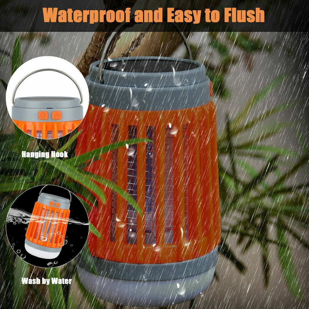 Solar USB Mosquito Killer Light    Electronic Insect Zapper and Lamp