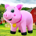 6FT Inflatable Pig Christmas Decoration with Built-In LED Lights