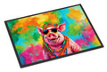 Hippie Animal Pig Doormat
