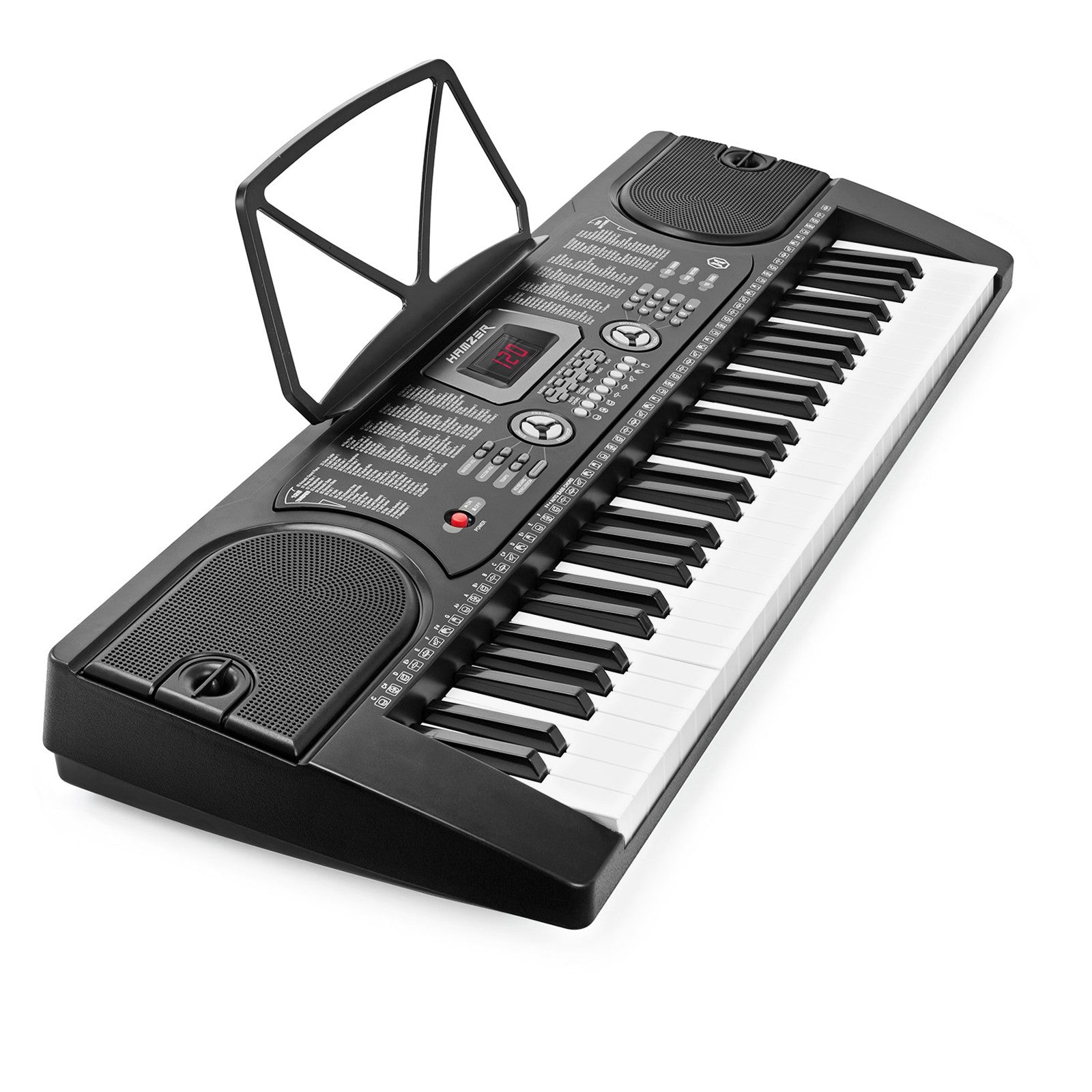 61 Key Electronic Keyboard Piano W/ Stand, Bench & Headphones, Set for Beginners