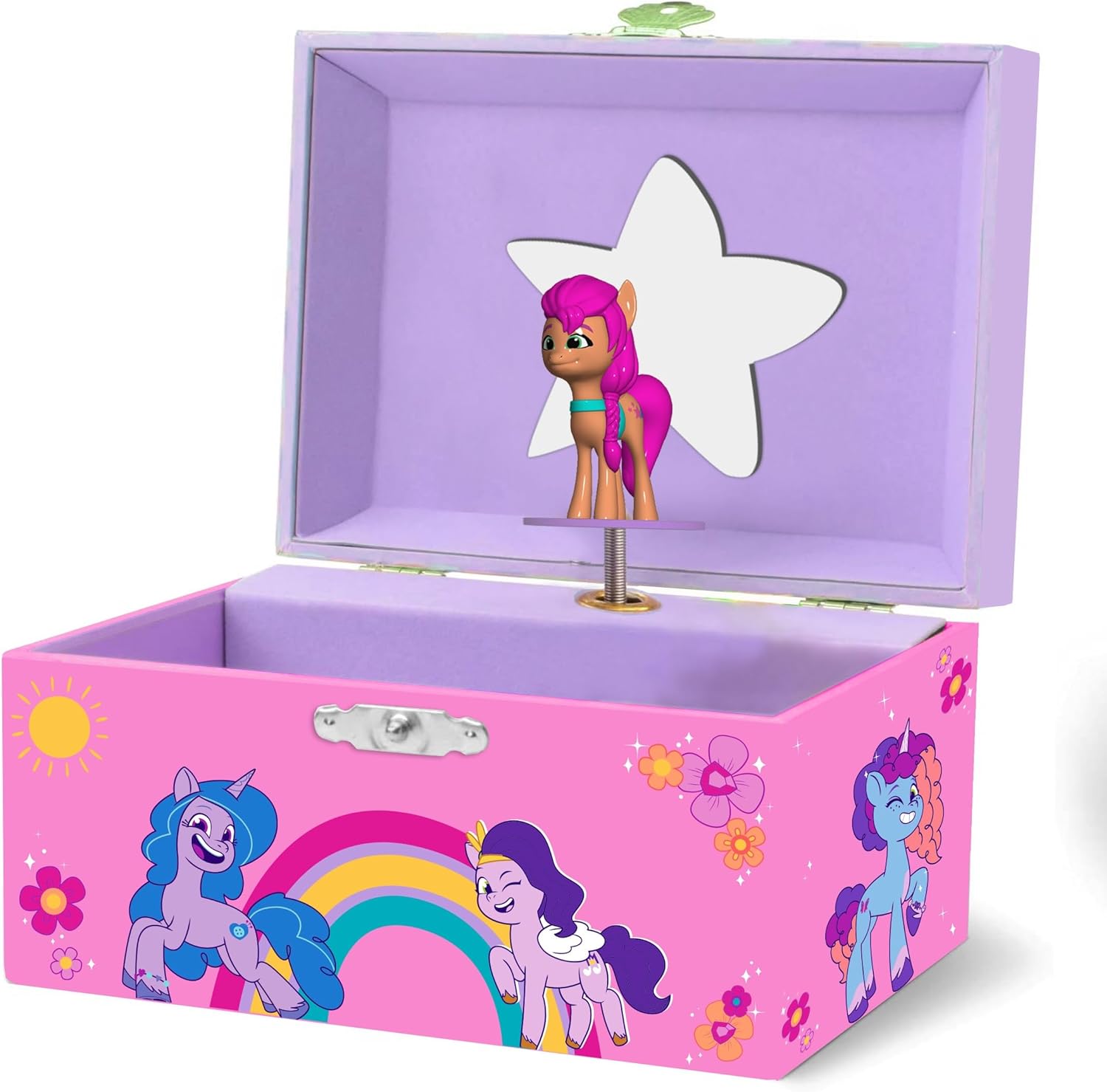 Peppa Pig Jewelry Box for Girls Musical Jewelry Box with Spinning Figurine, Peppa Pig Toys for Kids Ages 3-5 Plays Peppa Pig Theme Song