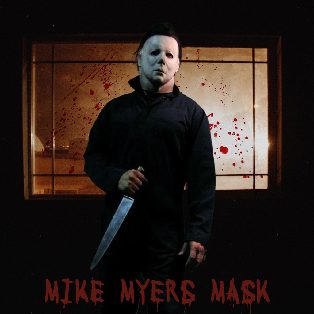 Halloween Michael Myers Mask 2024 Halloween Horror Cosplay Costume Scar Mask