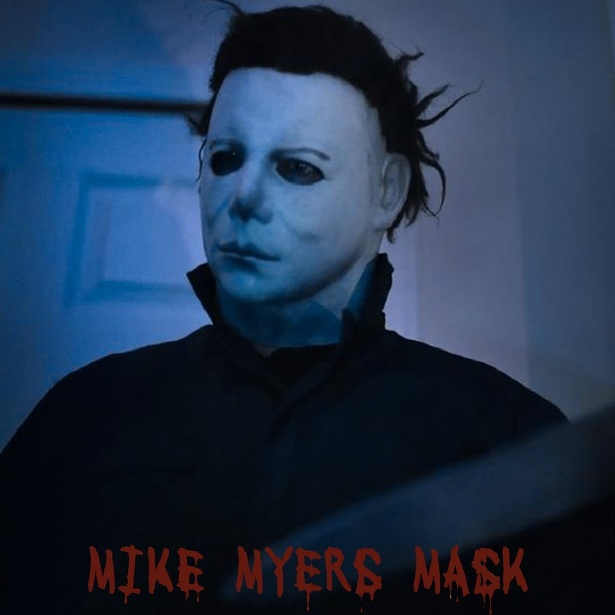 Halloween Michael Myers Mask 2024 Halloween Horror Cosplay Costume Scar Mask