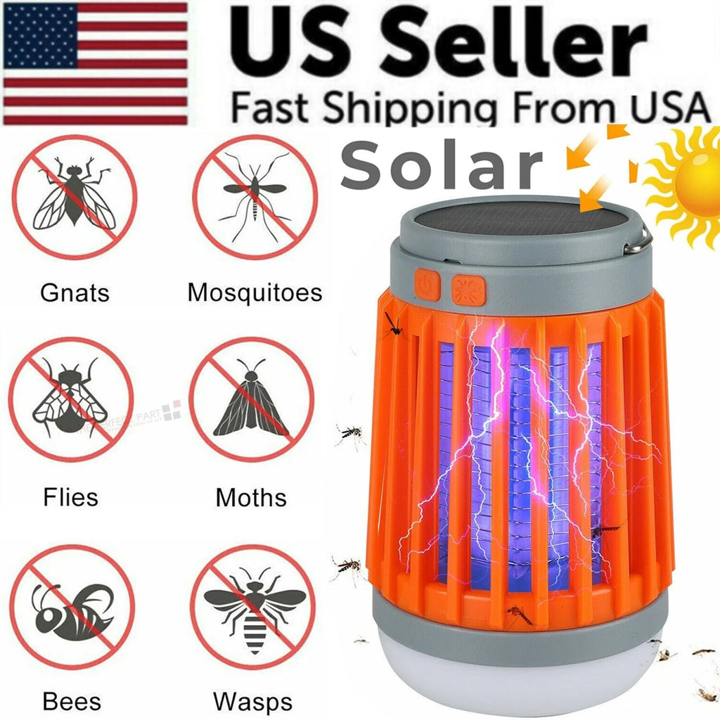 Solar USB Mosquito Killer Light    Electronic Insect Zapper and Lamp