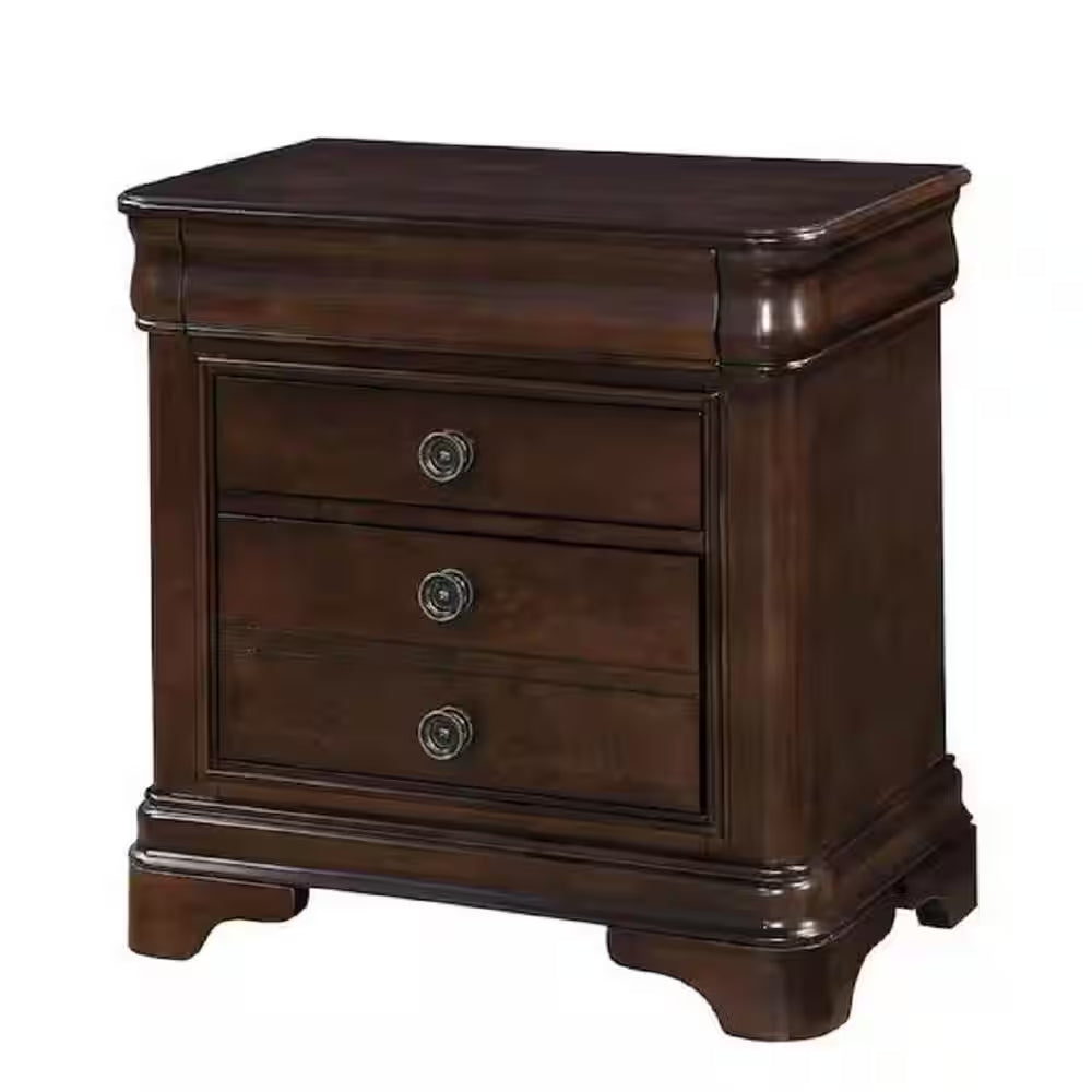 Conley Cherry 2-Drawer Nightstand