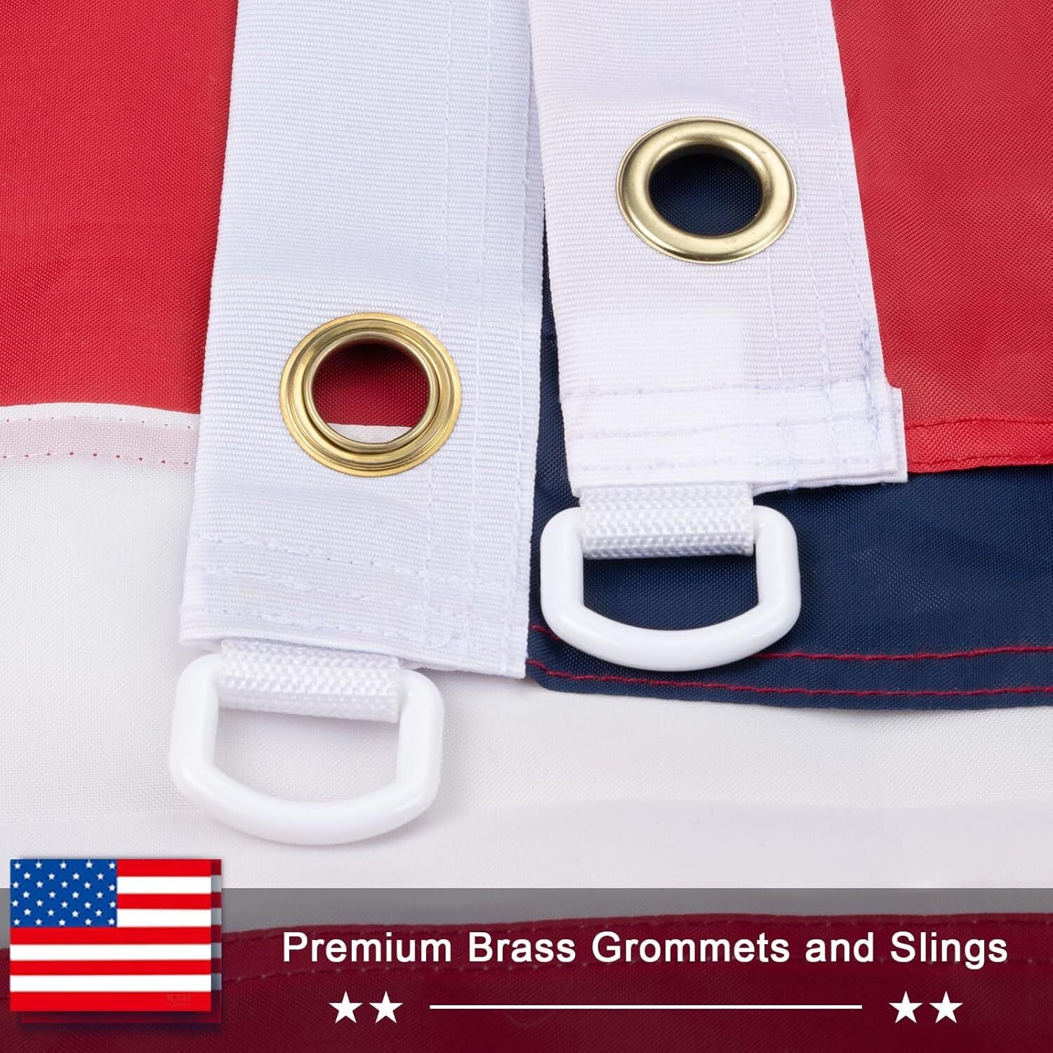 American Flag 5X8 FT Heavy Duty - 100% Made in USA - USA Flag 5X8 Outdoor, US