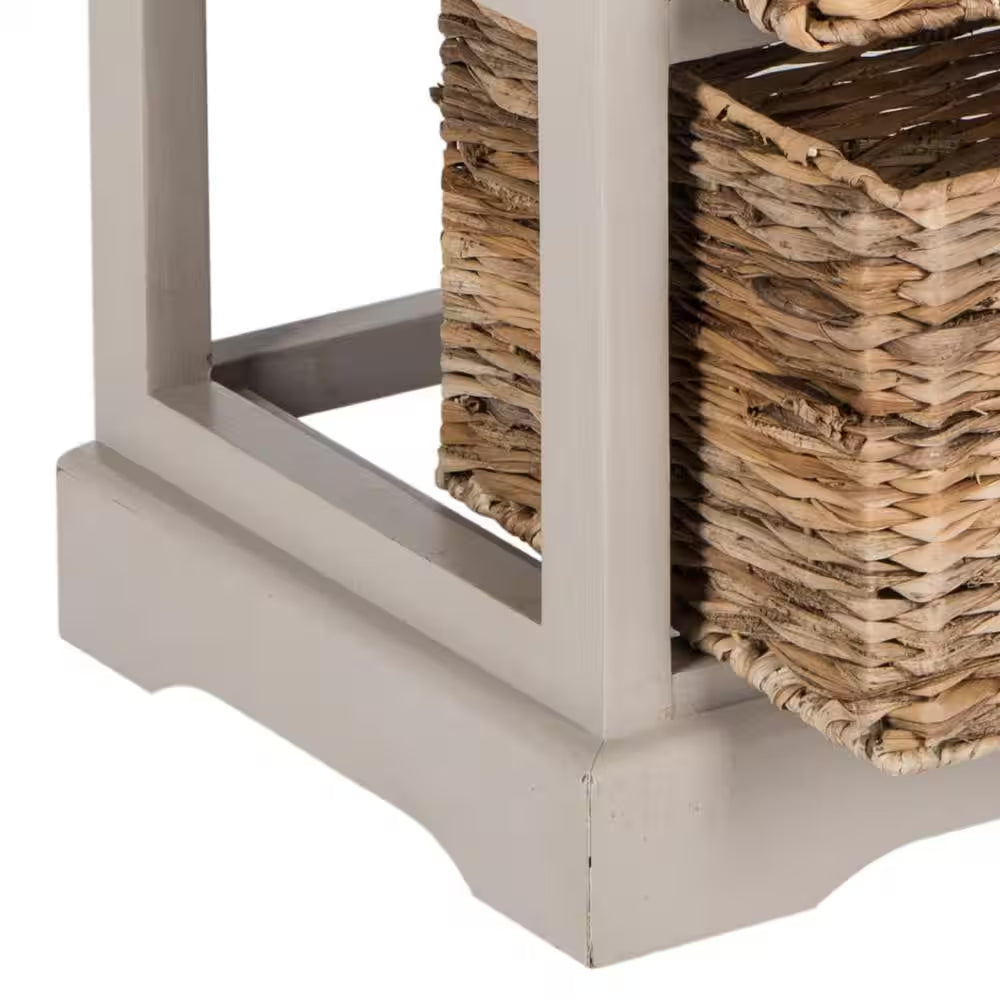Vedette 5-Drawer Rustic Gray Storage Chest
