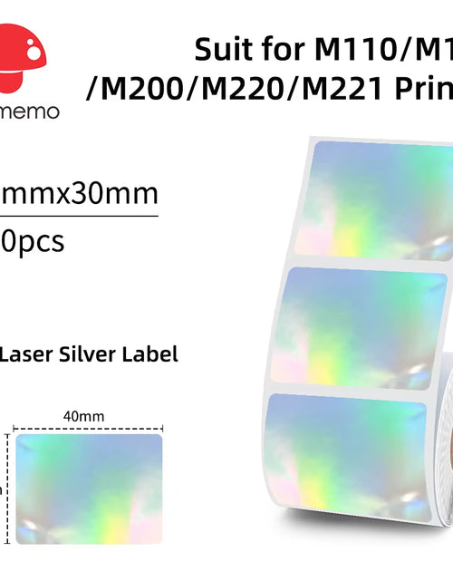 Load image into Gallery viewer, Phomemo M110 Portable Label Printer Mini Thermal Self-Adhesive Sticker Printer Mobile Pocket Tag Price UV Label Sticker Printer
