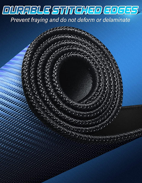 Load image into Gallery viewer, Mouse Pad,  Computer Mouse Pad with Stitched Edges, Washable Mouse Mat with Superior Micro-Weave Cloth, Gaming Mouse Pad for Office &amp; Home, Non-Slip Rubber Base, Black
