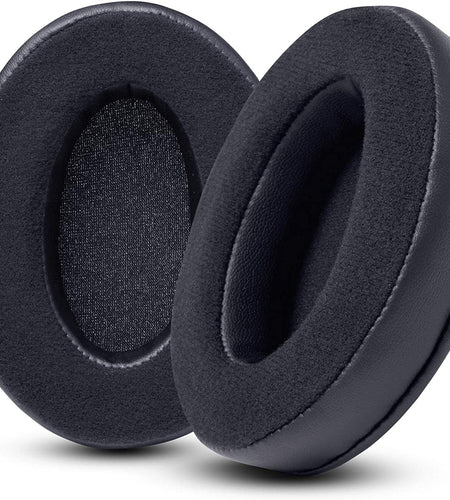 Wicked Cushions Velour Replacement Earpads for ATH M50X - Compatible with ATH M40X / M50XBT / Hyperx Cloud 1 & 2 / Steelseries Arctis 3/5 / 7 / 9X & Pro/Stealth 600 & More (Black)