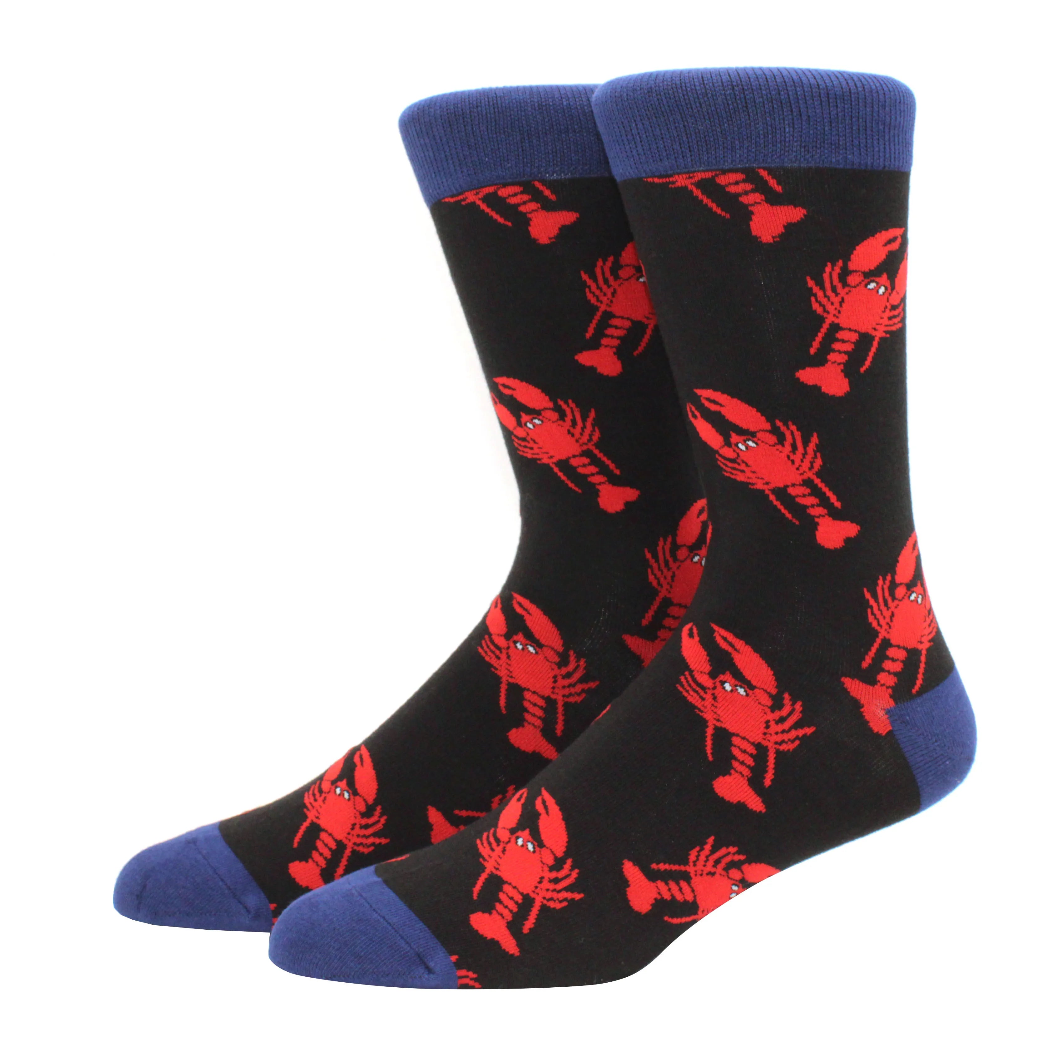 Men'S Fashion Pattern Dress Funky Fun Colorful Socks Luxury Crazy Novelty Dress Socks Cotton Happy Funny Animal Socks