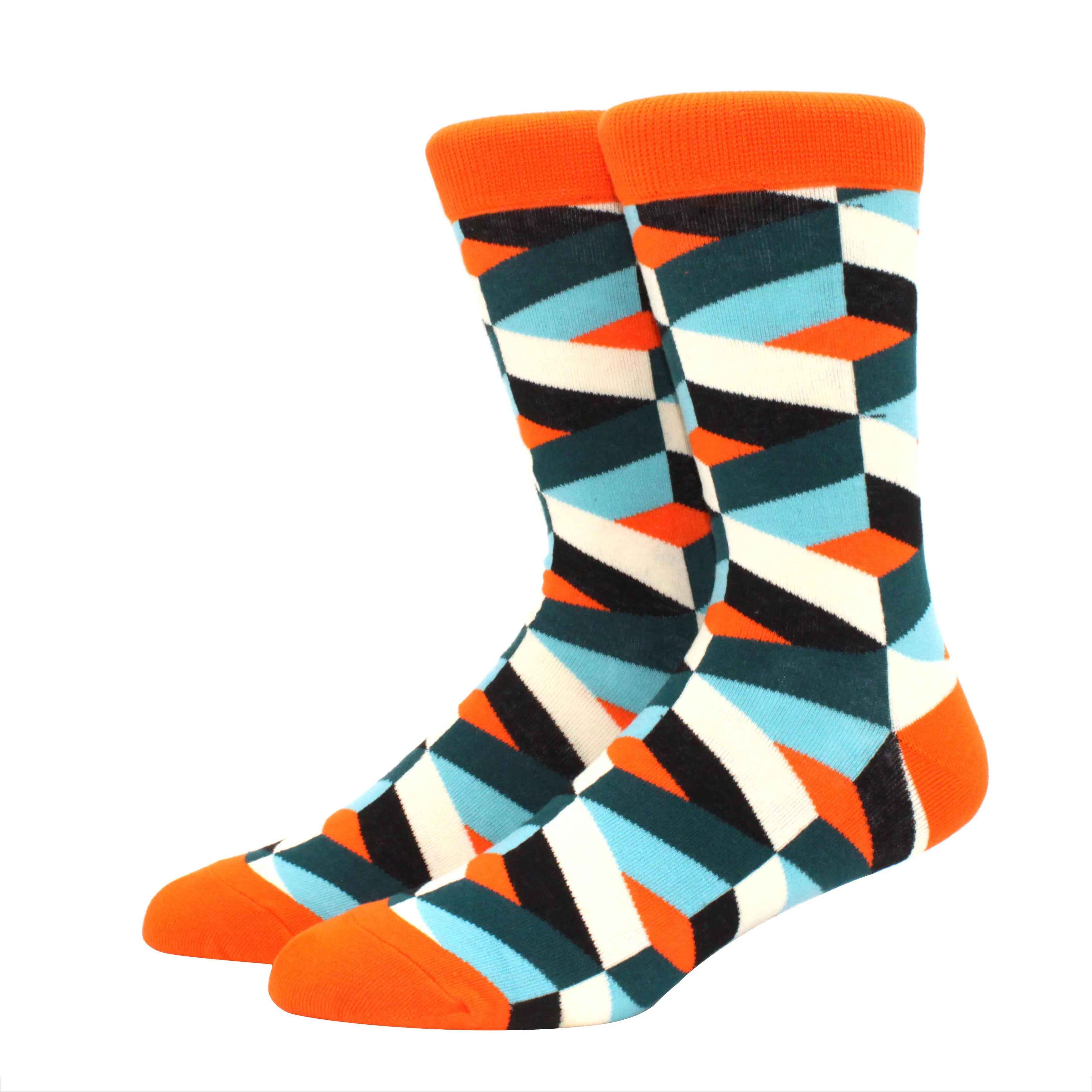 Men'S Fashion Pattern Dress Funky Fun Colorful Socks Luxury Crazy Novelty Dress Socks Cotton Happy Funny Animal Socks