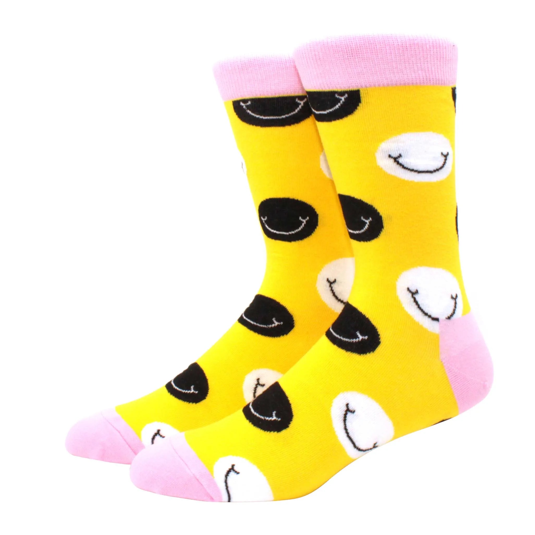 Men'S Fashion Pattern Dress Funky Fun Colorful Socks Luxury Crazy Novelty Dress Socks Cotton Happy Funny Animal Socks