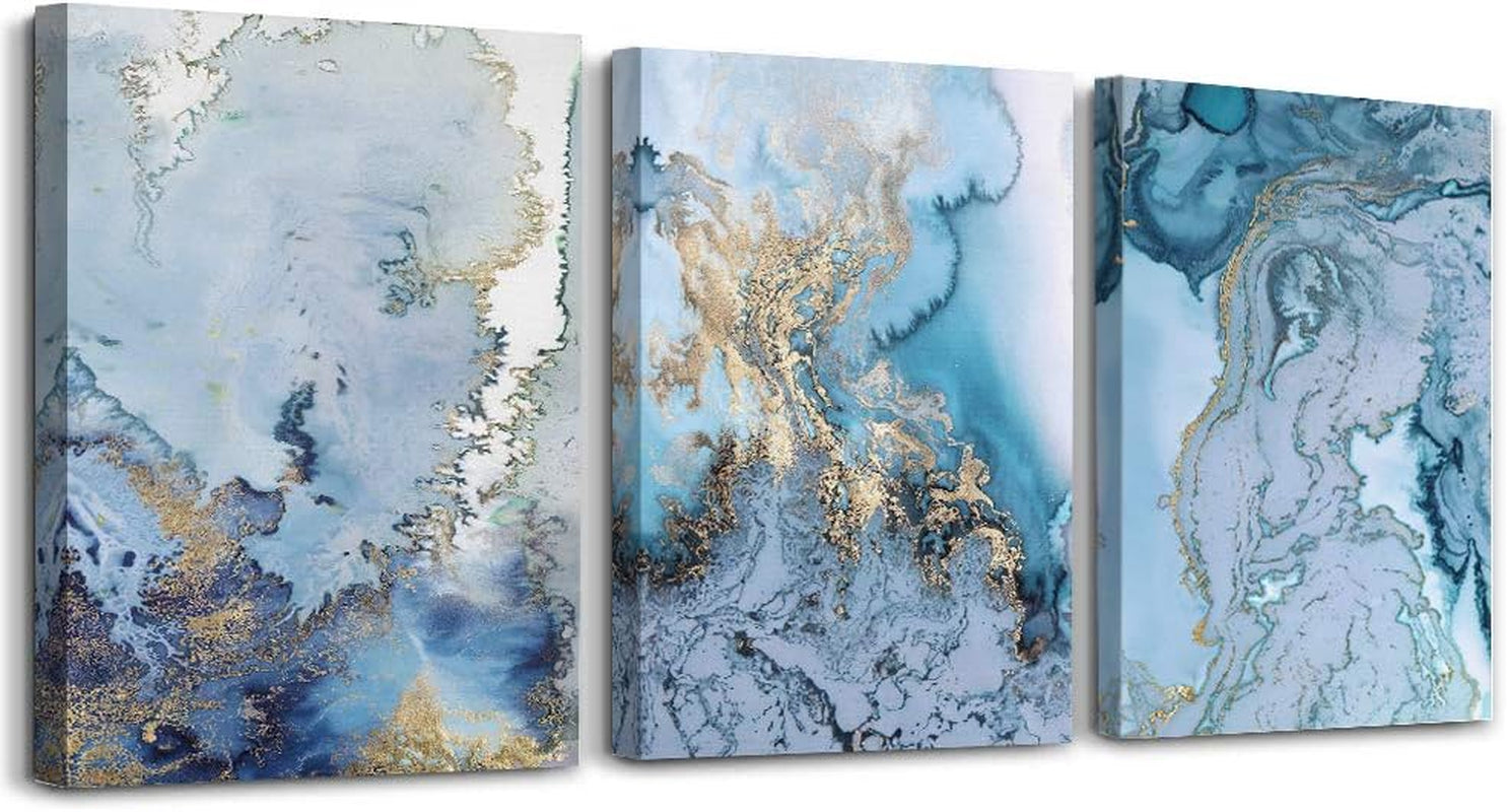 Set of 3 Wall Art Canvas Prints, Beach Sunrise Sunset Pictures Wall Decor Ocean Waves Nature Seascape Poster Coastal Landscape Painting for Living Room, Bedroom, Office Home Decor