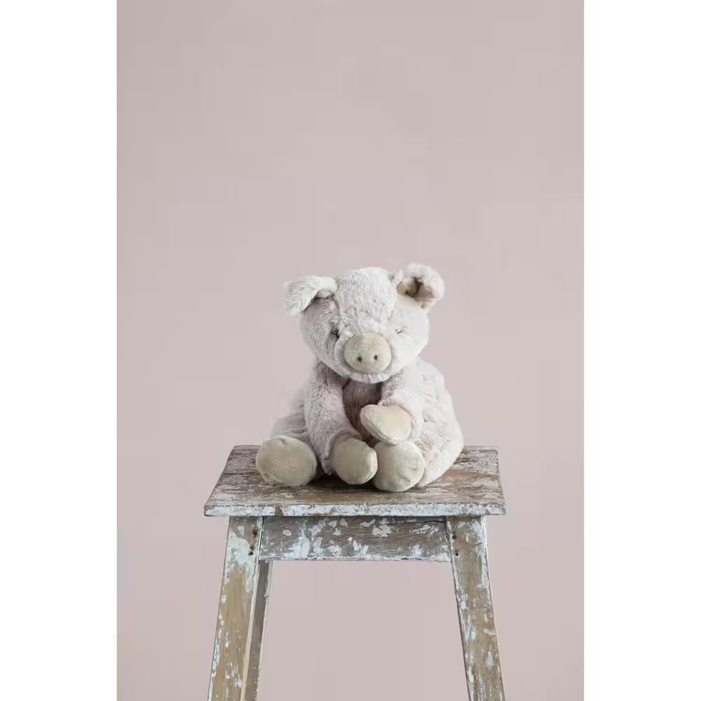 Pink Plush Pig
