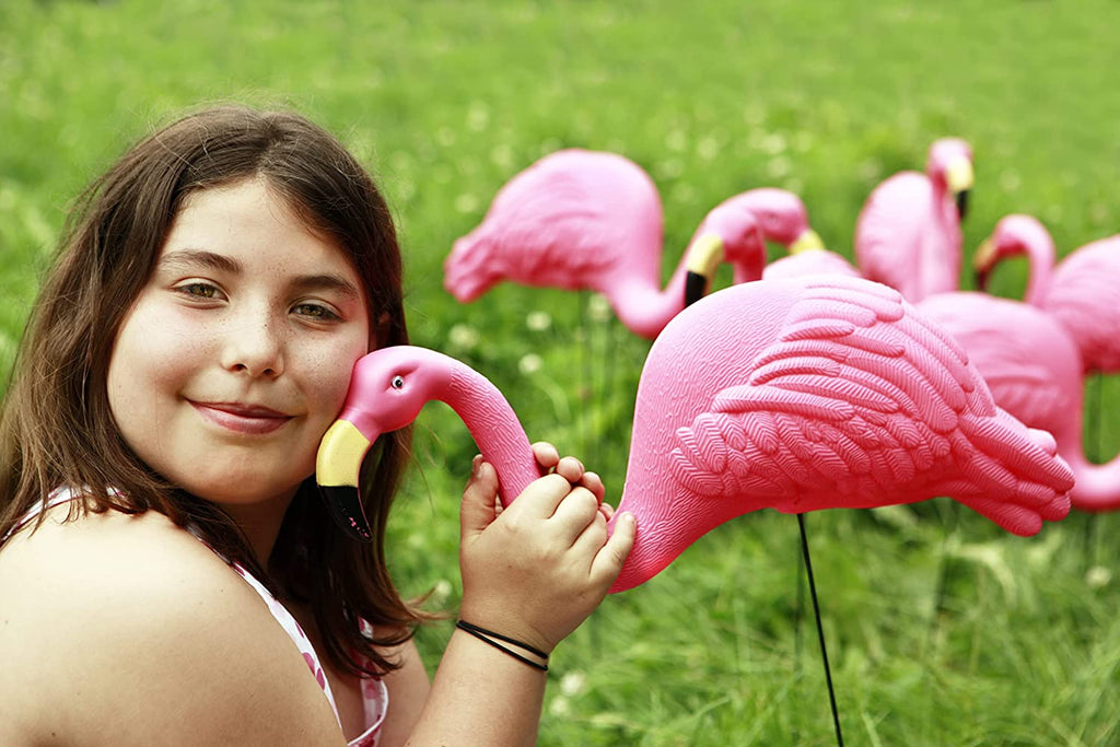 Pink Flamingos Yard Decorations - 2 Pack - Extra Large 24"