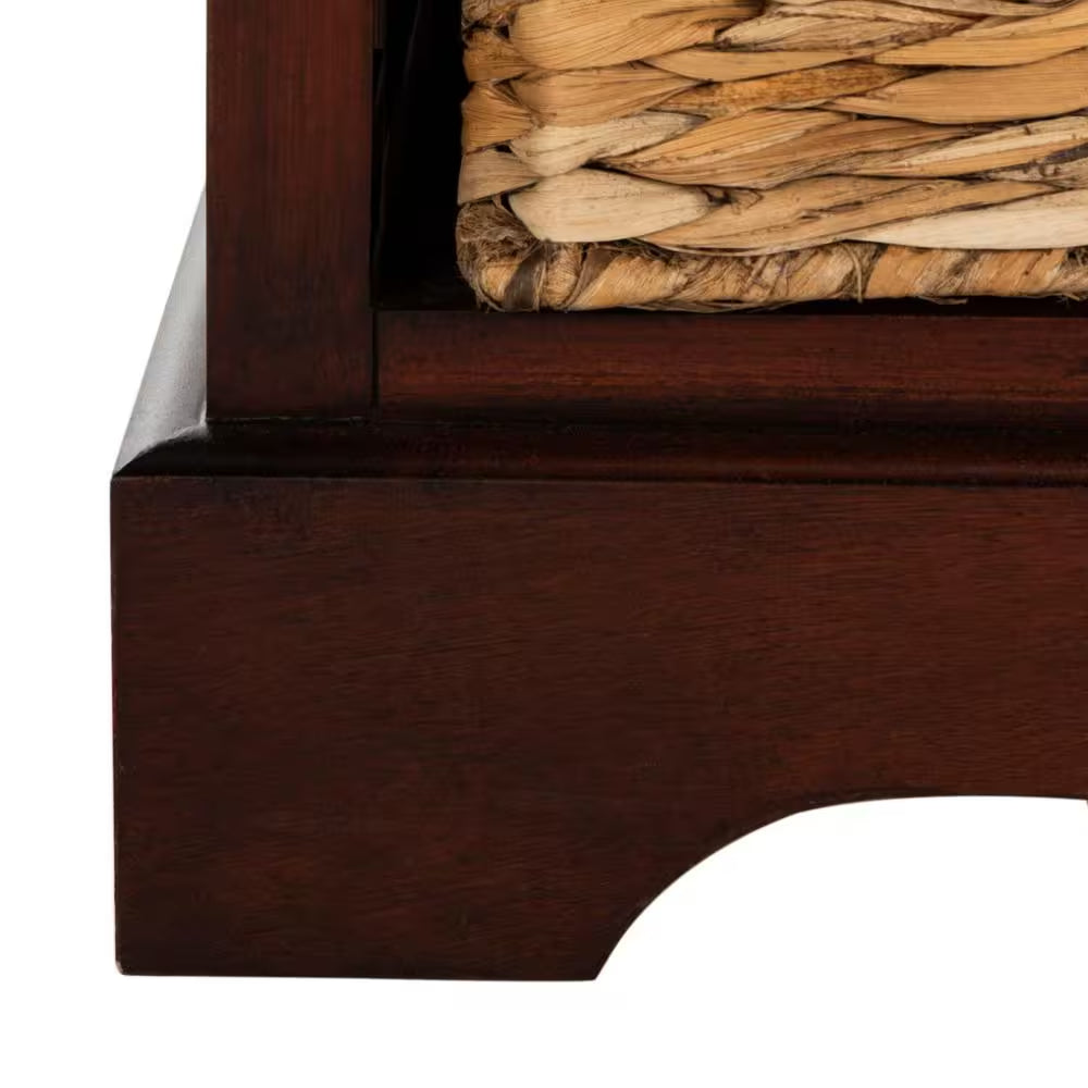 Herman 6-Drawer Red Nightstand Chest