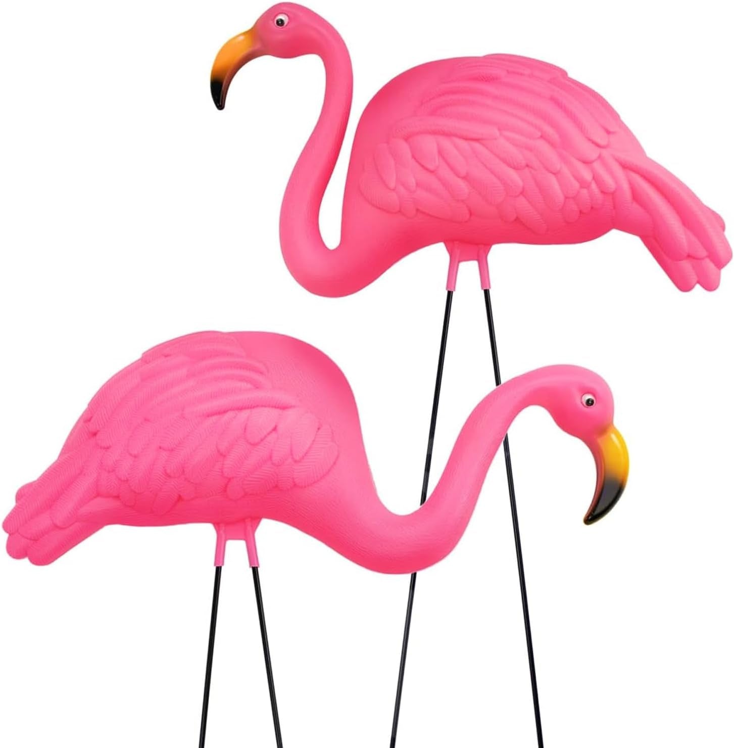 Pink Flamingos Yard Decorations - 2 Pack - Extra Large 24"
