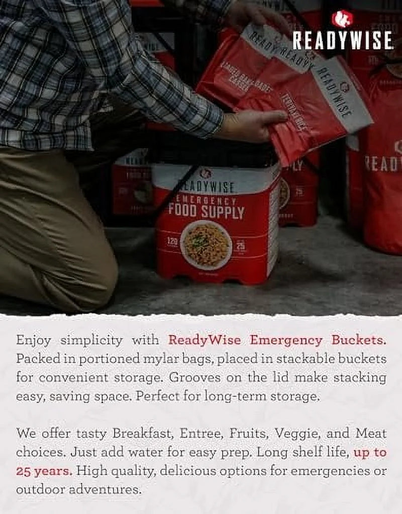 84 Serving Gluten Free Grab and Go Bucket