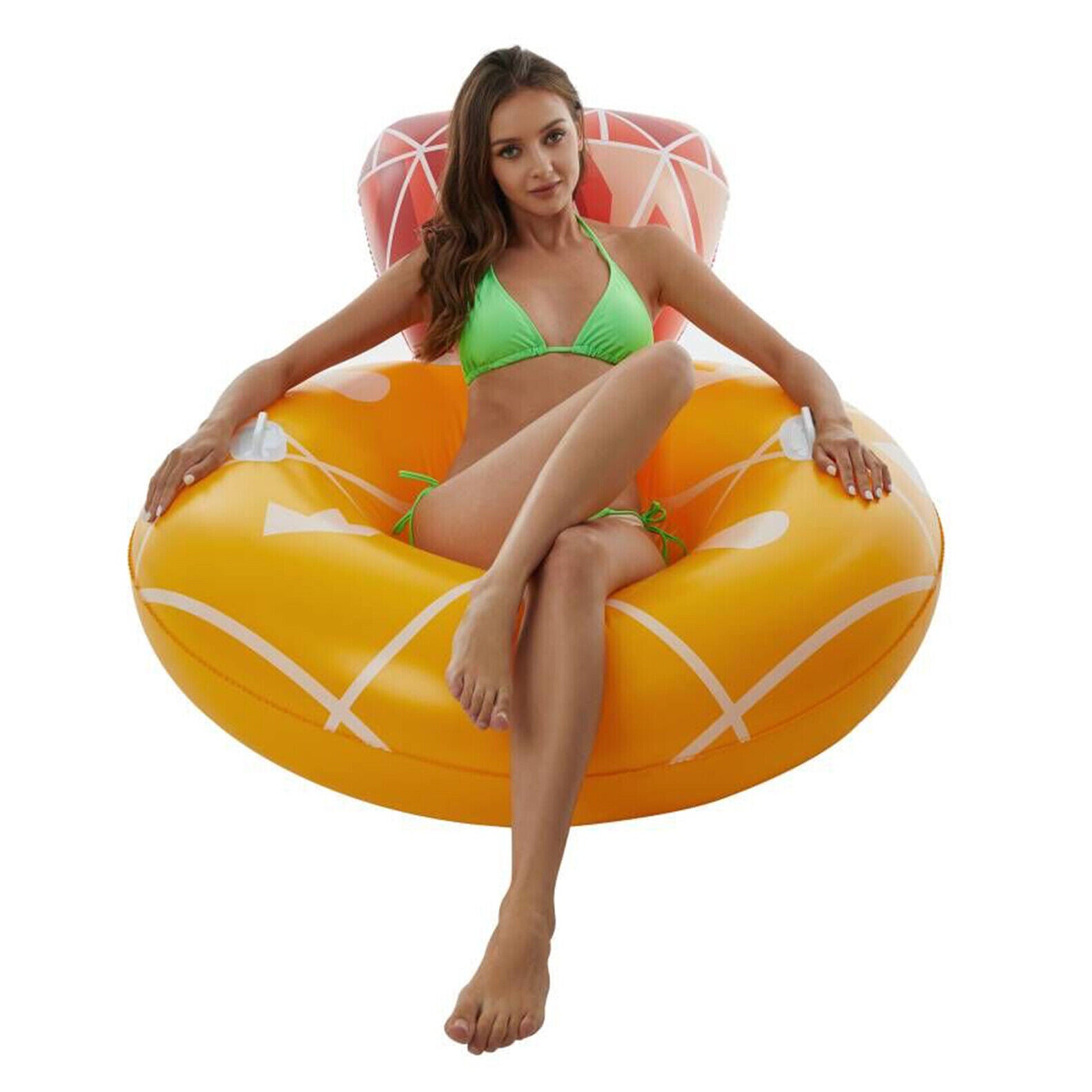 Inflatable Diamond Swimming Pool Floats Rafts Toy Swimming Water Floats Lounge