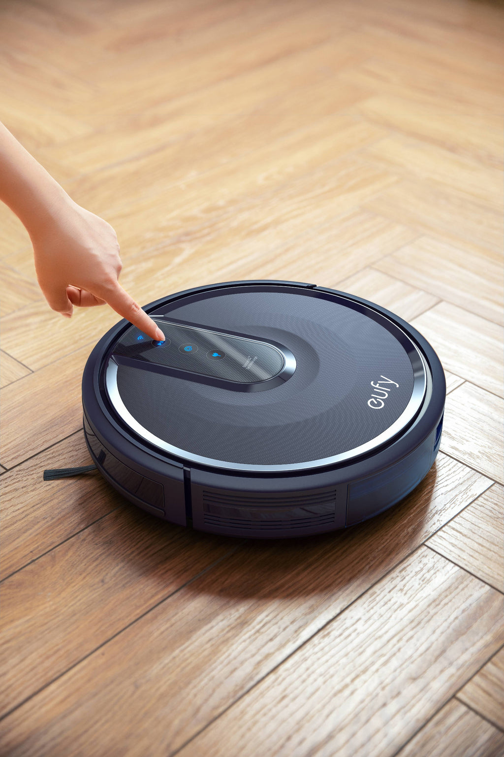 T21231, Robotic Floor Cleaners, Wi-Fi Compatible, Robovac 25C Wi-Fi Connected Robot Vacuum, 100 Minute Battery Life, 1 Each, Black, 1, 1, 1