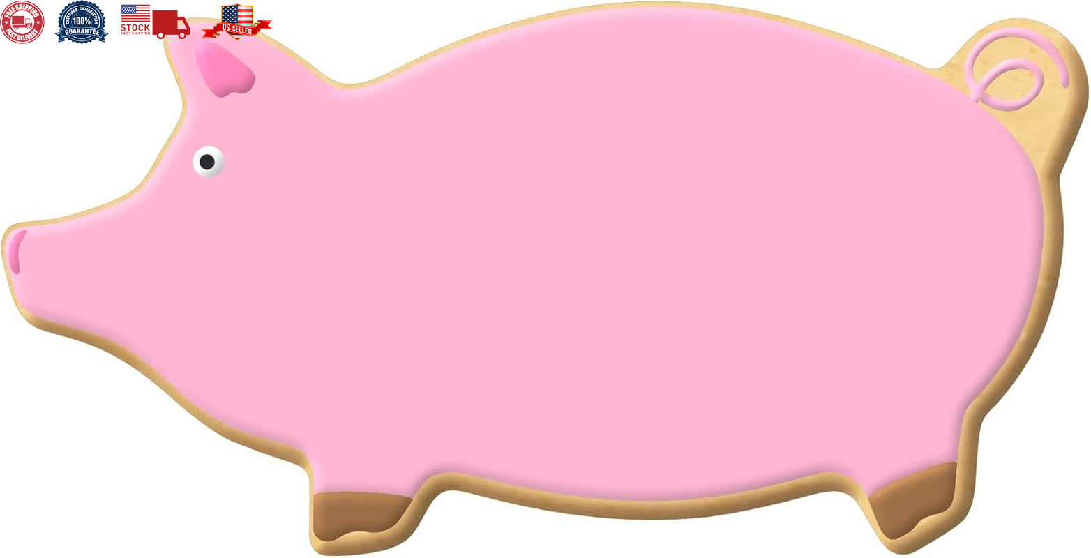 Marranitos Pig Cookie Cutter 5 Inch –Tin Plated Steel Cookie Cutters – Marranito