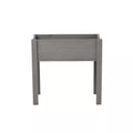 31.00 In. H Rectangle Gray Wood Raised Garden Bed with Legs, Outdoor Garden Raised Planter Box