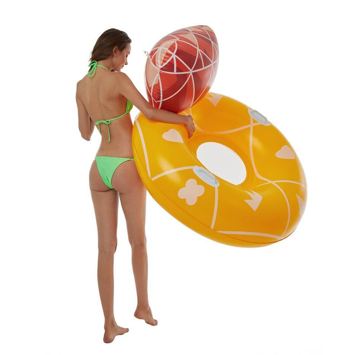 Inflatable Diamond Swimming Pool Floats Rafts Toy Swimming Water Floats Lounge