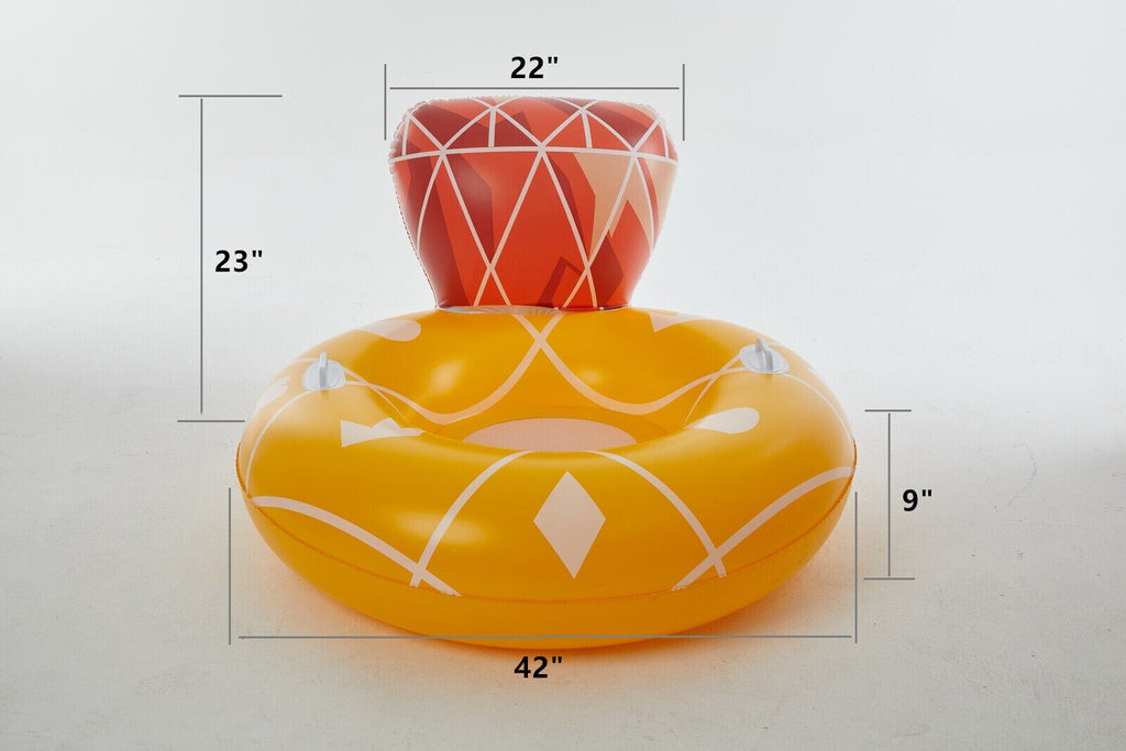 Inflatable Diamond Swimming Pool Floats Rafts Toy Swimming Water Floats Lounge
