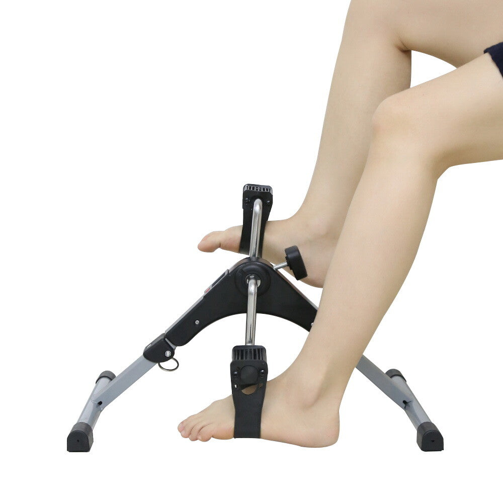 Foldable Pedal Exerciser Mini Arm Leg Exercise Bike with LCD Screen Display New
