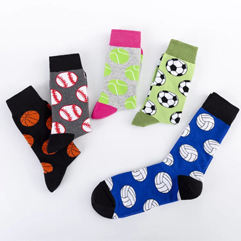 Men'S Fashion Pattern Dress Funky Fun Colorful Socks Luxury Crazy Novelty Dress Socks Cotton Happy Funny Animal Socks